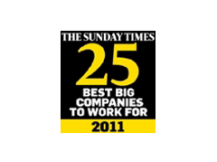 The Sunday Times 25 best big companies to work for 2010