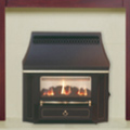 Black Beauty Slimline - with Adella Mahogany surround