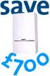Image depicting savings of 700 pounds on boiler