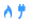 Image of a gas flame  and electricity