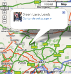 Map of Green Lane, Leeds