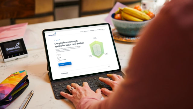 british gas quote for new boiler