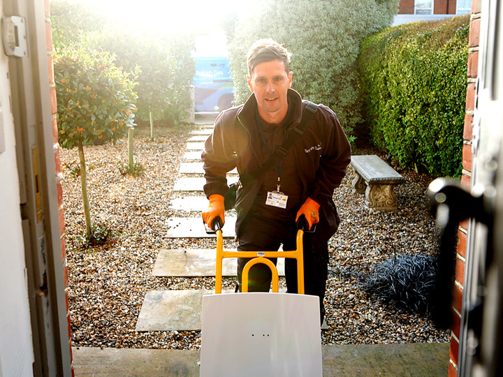 british gas quote for new boiler