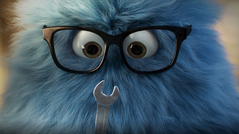 Mr Thing with spanner