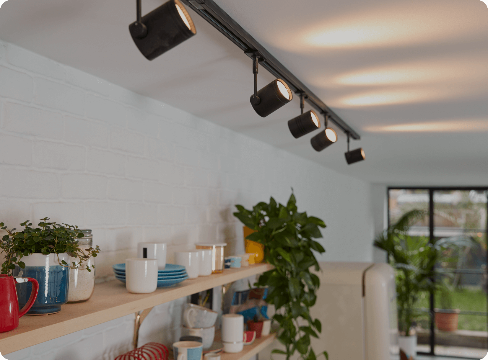 Hive Smart Lights in a home kitchen